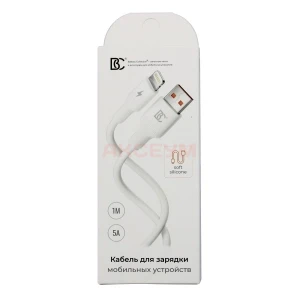 Кабель USB - Lightning BC X81 Soft (PD) белый