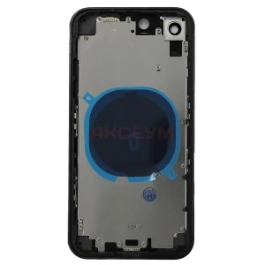 Корпус для iPhone Xr в стиле iPhone 16 Pro (черный)
