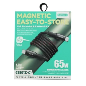 Кабель Type-C - Type-C Remax CB07 (65W/1.2 м) черный