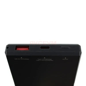 Внешний аккумулятор Remax FP-8 10000 mAh (22.5W/QC3.0/PD/USB-A/Type-C/LCD) черный