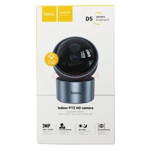 Камера видеонаблюдения Hoco D5 (Bluetooth/Wi-Fi/Full HD 2304х1296) серая