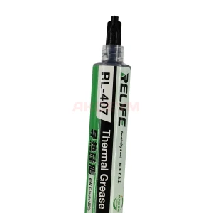 Термопаста Relife RL-407 (20 г/6 Вт/мК/силикон/черный)