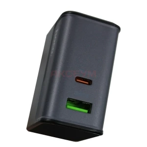 Сетевая зарядка USB/Type-C Hoco CS74A (45W/QC3.0/PD/2 порта/кабель Type-C-Type-C) черная