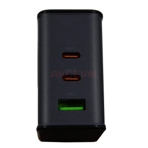 Сетевая зарядка USB/Type-C Hoco CS75A (70W/QC3.0/PD/3 порта/кабель Type-C-Type-C) черная