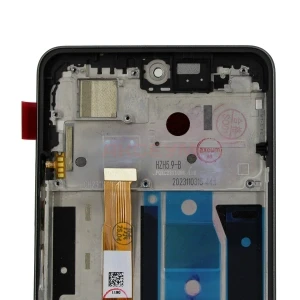 Дисплей с рамкой для Realme C67 4G с тачскрином (черный) - Оригинал