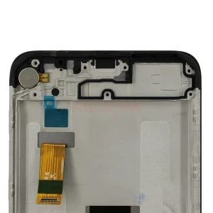 Дисплей с рамкой для Xiaomi Poco M6 4G (черный) - Оригинал