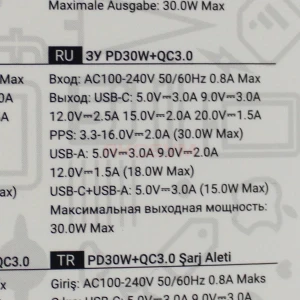 Сетевая зарядка USB/Type-C Hoco CS73A (30W/QC3.0/PD/кабель Type-C-Type-C) черная