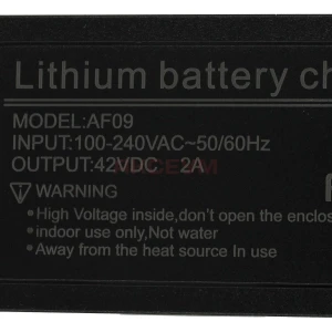 Блок питания для гироскутера 42V/2A/84W разъем GX12 3 pin 9 мм - Стандарт