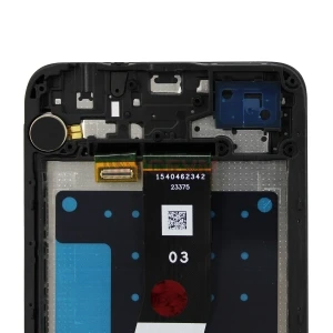 Дисплей с рамкой для Samsung Galaxy A05s (A057F) черный - Оригинал REF