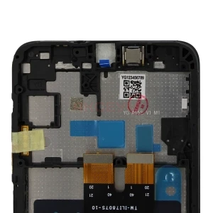 Дисплей с рамкой для Samsung Galaxy A05s (A057F) черный - Оригинал REF