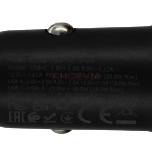 Автомобильное зарядное USB/Type-C Borofone BZ34B (38W/QC3.0/PD/1Type-C/1USB) черное