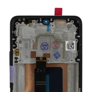 Дисплей с рамкой для Xiaomi Poco X6 Pro 5G (черный) - Оригинал