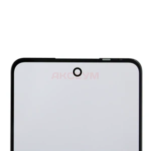Стекло дисплея для Infinix Smart 8 Pro с OCA пленкой (черное) - Оригинал (Mitsubishi)