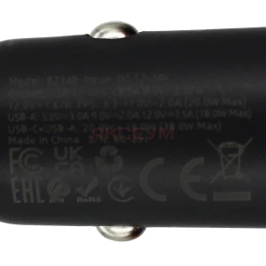Автомобильное зарядное USB/Type-C Borofone BZ34B (38W/QC3.0/PD/Type-C/USB/кабель Type-C-Type-C) черное