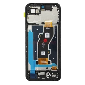 Дисплей с рамкой для Infinix Hot 50i (черный) - Оригинал