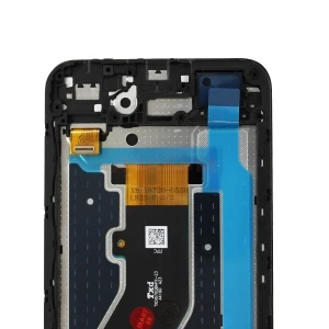 Дисплей с рамкой для Infinix Hot 50i (черный) - Оригинал