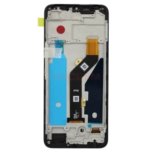 Дисплей с рамкой для Infinix Smart 6 Plus (черный) - Оригинал