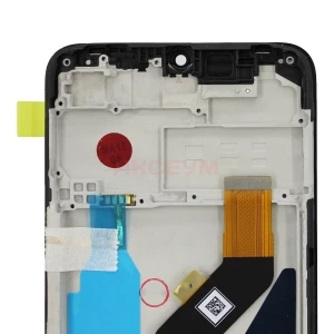 Дисплей с рамкой для Infinix Smart 6 Plus (черный) - Оригинал