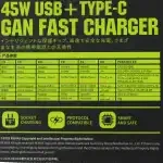 Сетевая зарядка USB/Type-C Remax CA05 (45W/QC4.0/PD/2 порта/GaN) белая