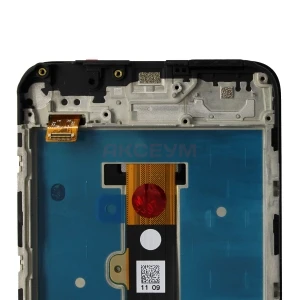 Дисплей с рамкой для Infinix Smart 7 Plus (черный) - Оригинал