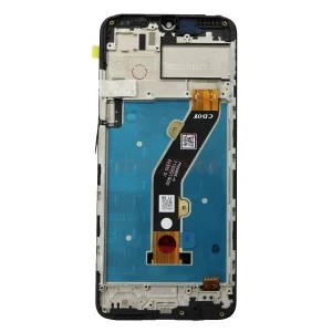 Дисплей с рамкой для Infinix Smart 7 Plus (черный) - Оригинал