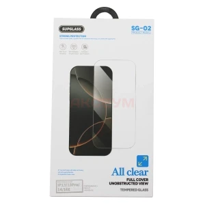 Защитное стекло для iPhone 13/13 Pro/14/16e Supglass SG-02
