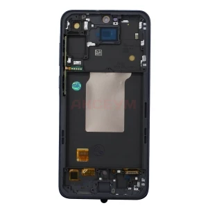 Дисплей с рамкой для Samsung Galaxy A55 5G (A556E) большой экран/черный - OLED