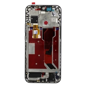 Дисплей с рамкой для Huawei Nova 11/12s (черный) - Оригинал