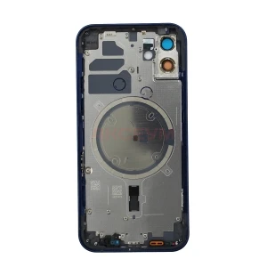 Корпус для iPhone 12 (1 Sim) синий - Премиум