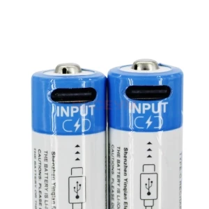 Аккумулятор AA VariCore Li-ion 1.5V 2600 mAh (2 шт/перезаряжаемые/зарядка через Type-C)