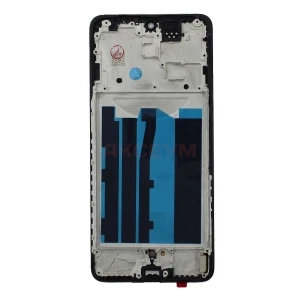 Дисплей с рамкой для Realme 12 4G с тачскрином (черный) - OLED