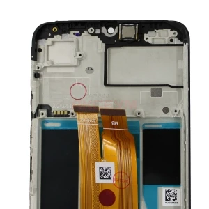 Дисплей с рамкой для Realme C63 4G (черный) - Оригинал
