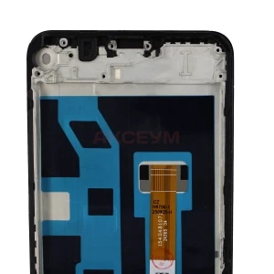 Дисплей с рамкой для Realme C75 4G с тачскрином (черный) - Оригинал