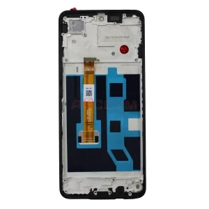 Дисплей с рамкой для Realme C75 4G с тачскрином (черный) - Оригинал