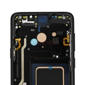 Дисплей с рамкой для Samsung Galaxy S9+ (G965F) с тачскрином (черный) - OLED