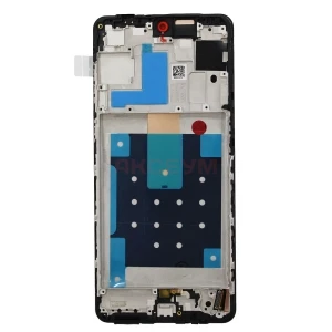 Дисплей с рамкой для Samsung Galaxy M55 5G (M556B) с тачскрином (черный) - Оригинал SP