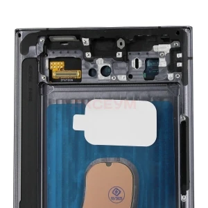 Дисплей с рамкой для Samsung Galaxy S23 Ultra (S918B) с тачскрином (черный) - In-Cell