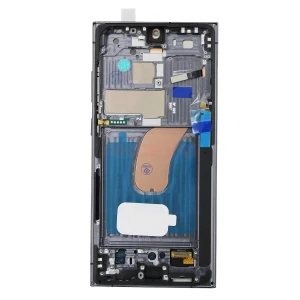 Дисплей с рамкой для Samsung Galaxy S23 Ultra (S918B) с тачскрином (черный) - In-Cell