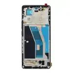 Дисплей с рамкой для Tecno Spark 20 Pro+ (черный) - Оригинал