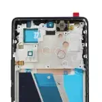 Дисплей с рамкой для Tecno Spark 20 Pro+ (черный) - Оригинал