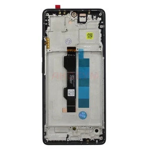 Дисплей с рамкой для Xiaomi Redmi Note 13 Pro 4G с тачскрином (черный) - OLED