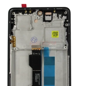 Дисплей с рамкой для Xiaomi Redmi Note 13 Pro 4G с тачскрином (черный) - OLED