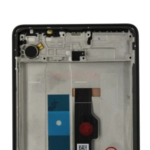 Дисплей с рамкой для Xiaomi Redmi Note 13 Pro 4G с тачскрином (черный) - Оригинал