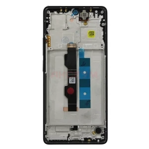 Дисплей с рамкой для Xiaomi Redmi Note 13 Pro 4G с тачскрином (черный) - Оригинал