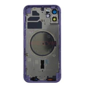 Корпус для iPhone 12 (1 Sim) фиолетовый - Премиум