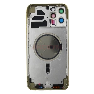 Корпус для iPhone 12 Pro Max (1 Sim) золото - Премиум