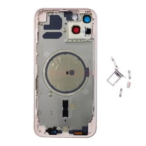 Корпус для iPhone 13 (1 Sim) розовый - Премиум