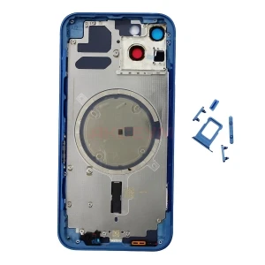 Корпус для iPhone 13 (1 Sim) синий - Премиум