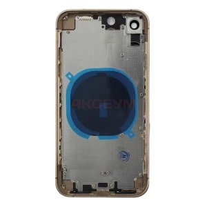 Корпус для iPhone Xr в стиле iPhone 16 Pro (бежевый)