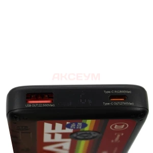 Внешний аккумулятор Remax RPP-B1 10000 mAh (27W/QC3.0/PD/USB-A/Type-C/LCD) черный
